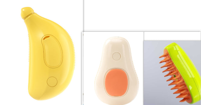 Avocat Steam Brush - 3-in-1 Self Cleaning Steam Grooming Brush for Cats